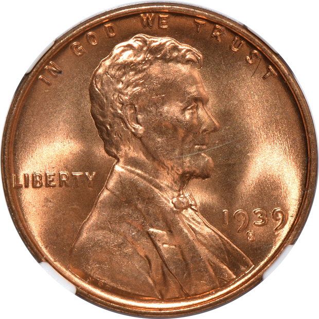 Six 1939-S NGC MS-67 RD CAC