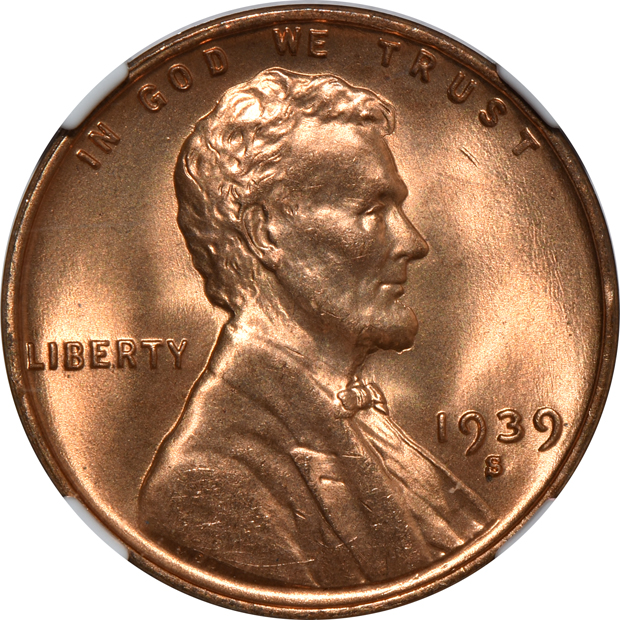 Six 1939-S NGC MS-67 RD CAC