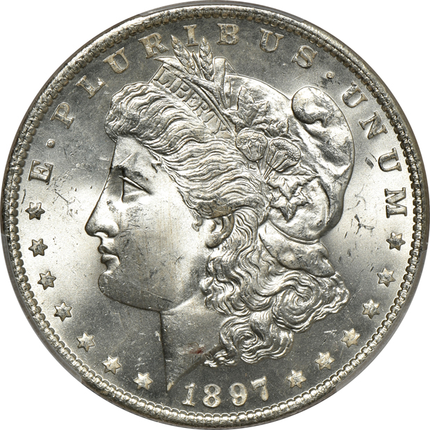 Two 1897 PCGS MS-65 CAC