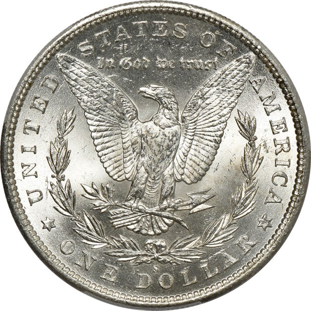 Three 1890-S PCGS MS-64+ CAC