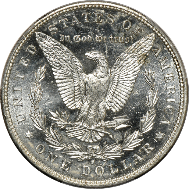 1891-S MS-63PL, and an 1891-S MS-64PL, both PCGS