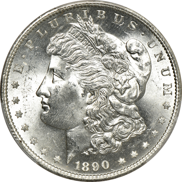 Three 1890-S PCGS MS-64