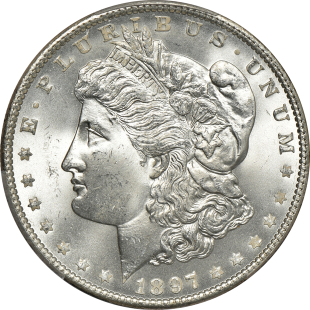 Two 1897 PCGS MS-65 CAC