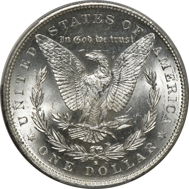 Five 1890-S PCGS MS-64 CAC