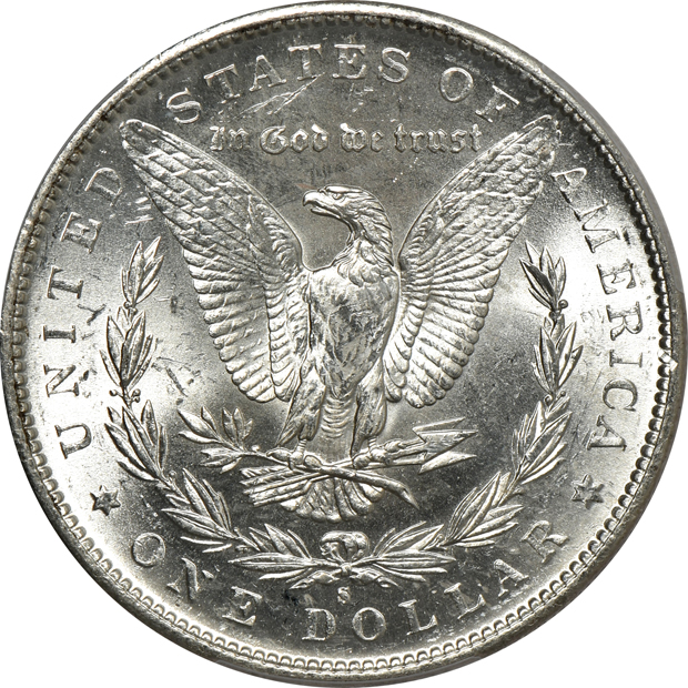 Five 1890-S PCGS MS-64 CAC