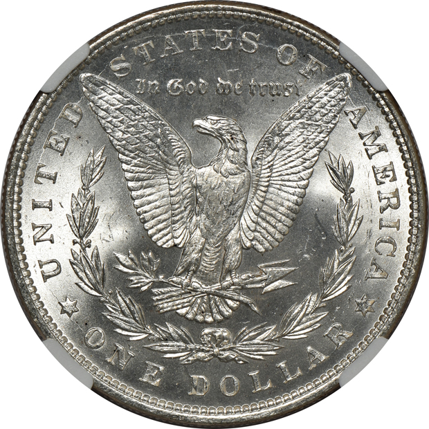 1888 DDR VAM-16 Wreath & Gouge NGC MS-65
