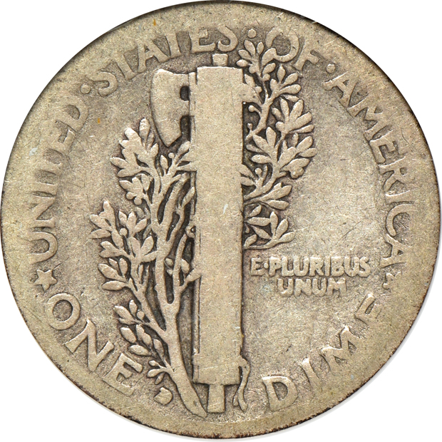 1916-D Mercury ANACS About Good-3