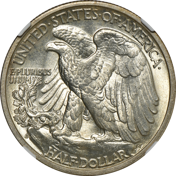 1917 MS-64, and a 1932-D MS-62, both NGC