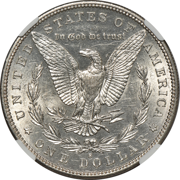 1884-S NGC AU-58