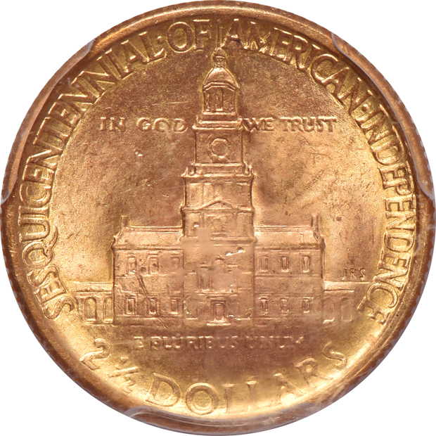 1926 $2.50 Sesquicentennial PCGS MS-65