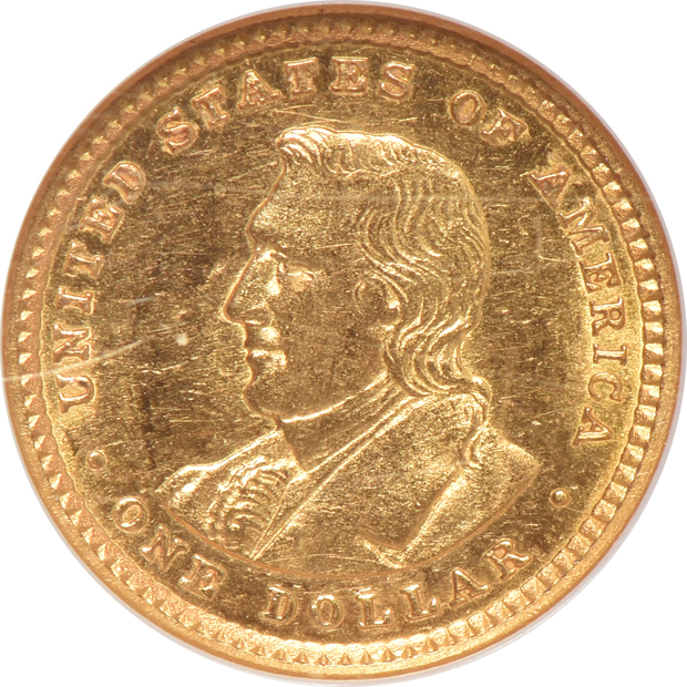 1905 $1 Lewis & Clark NGC MS-61