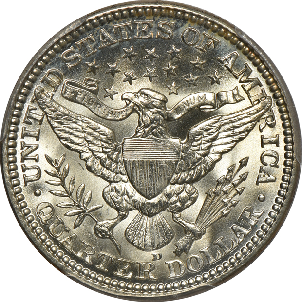 1893-O MS-62, 1900 MS-62, and a 1915-D MS-63, all PCGS CAC