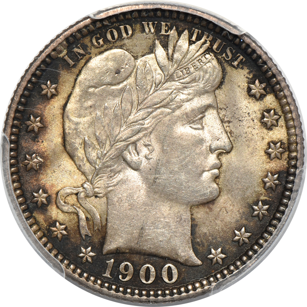 1893-O MS-62, 1900 MS-62, and a 1915-D MS-63, all PCGS CAC