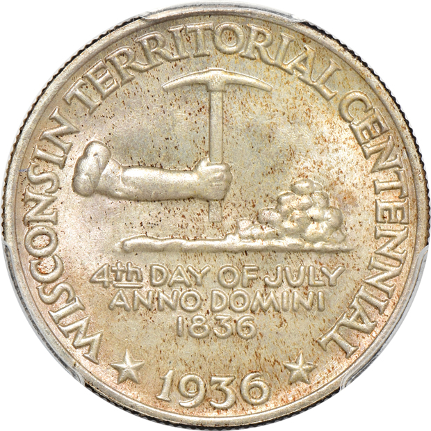 Four silver commemorative half dollars, all PCGS CAC