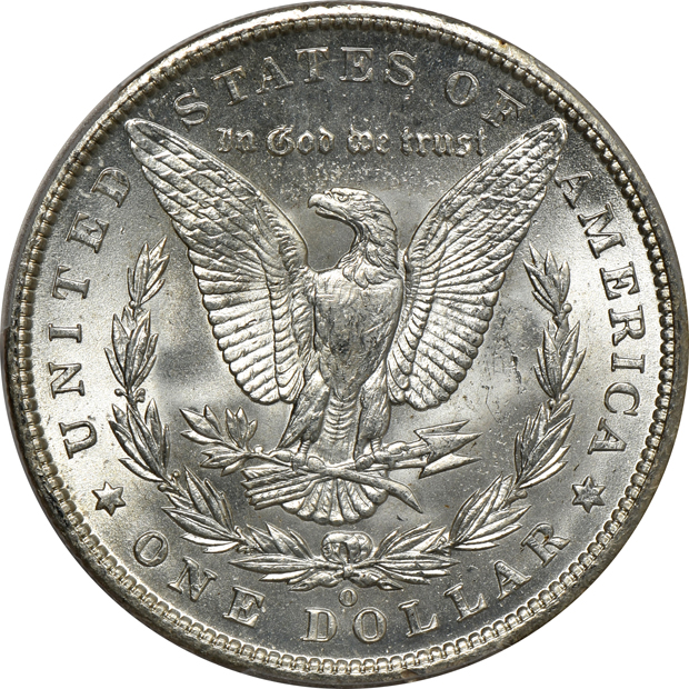 1882-S, 1885-O, and 1901-O, all PCGS MS-66
