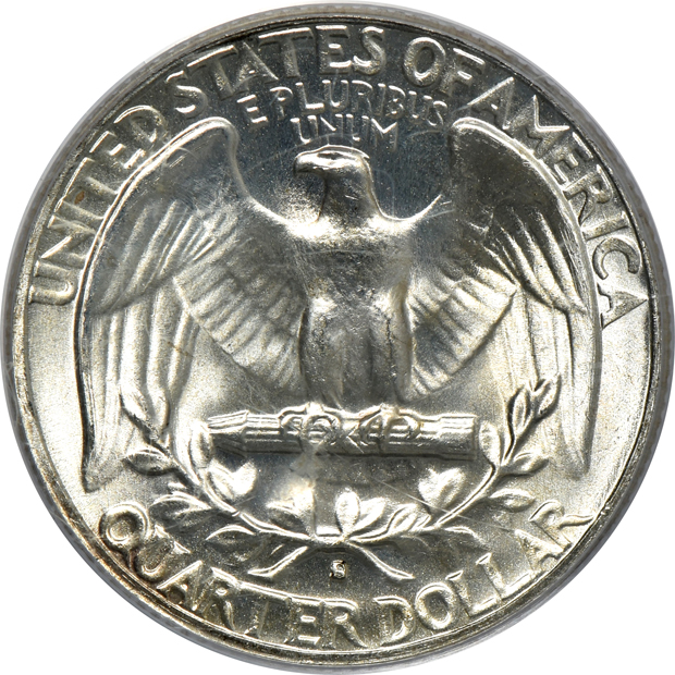 1950-S/D PCGS MS-65 (green label) CAC