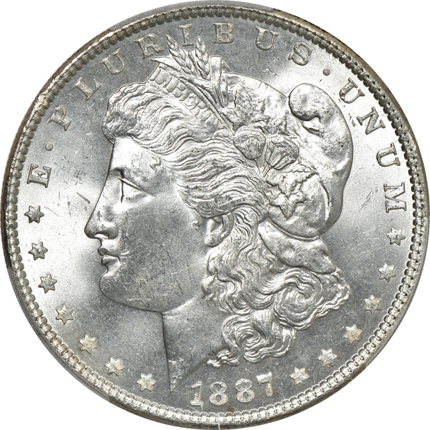 1887 and 1900, both PCGS MS-66 CAC
