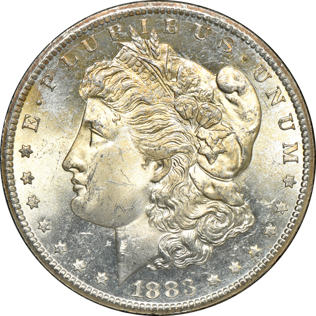 1883-CC GSA MS-64, and an 1883-CC GSA MS-65, both NGC