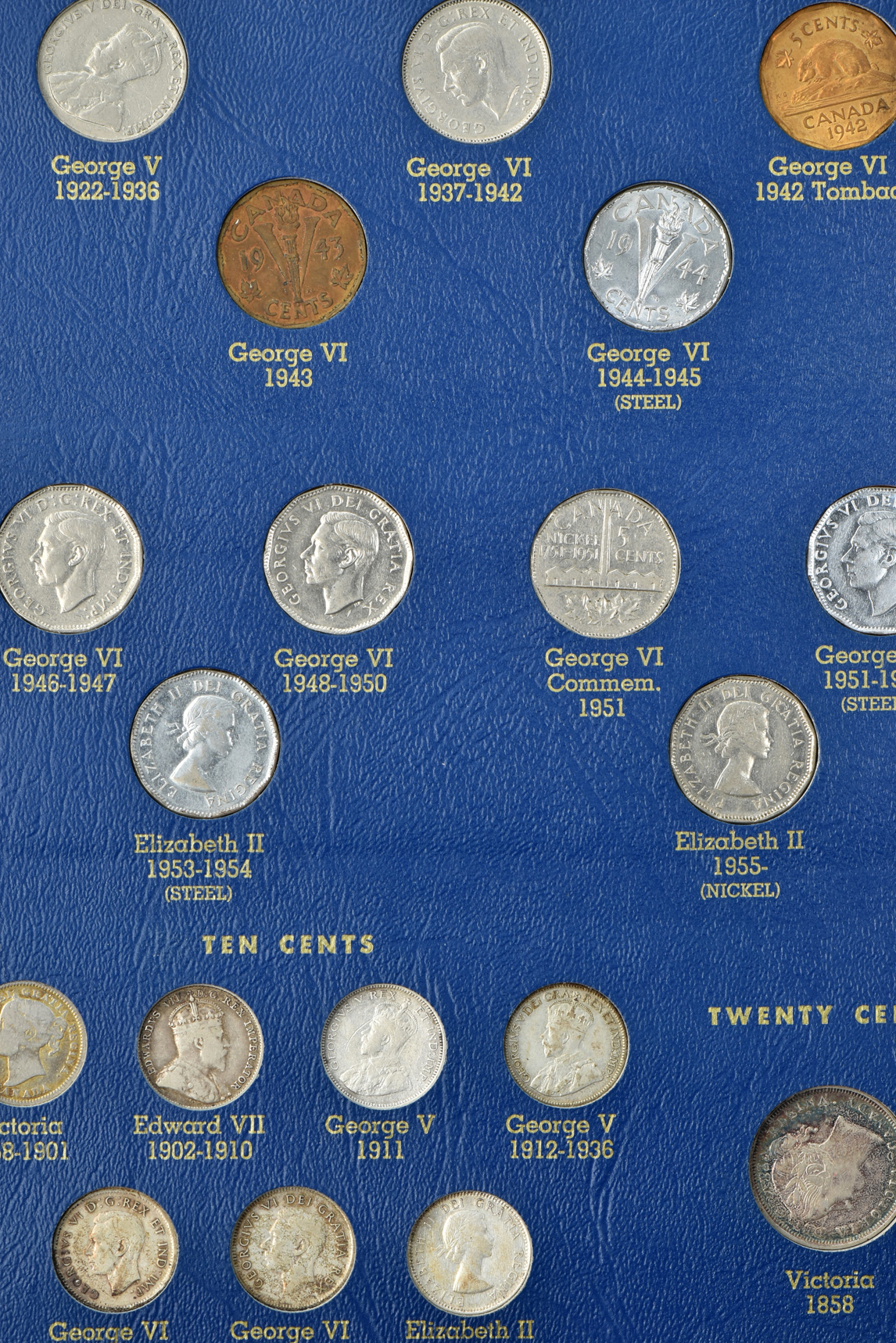 Canada - Canadian Type Set Collection in a complete Whitman Classic 9513 album