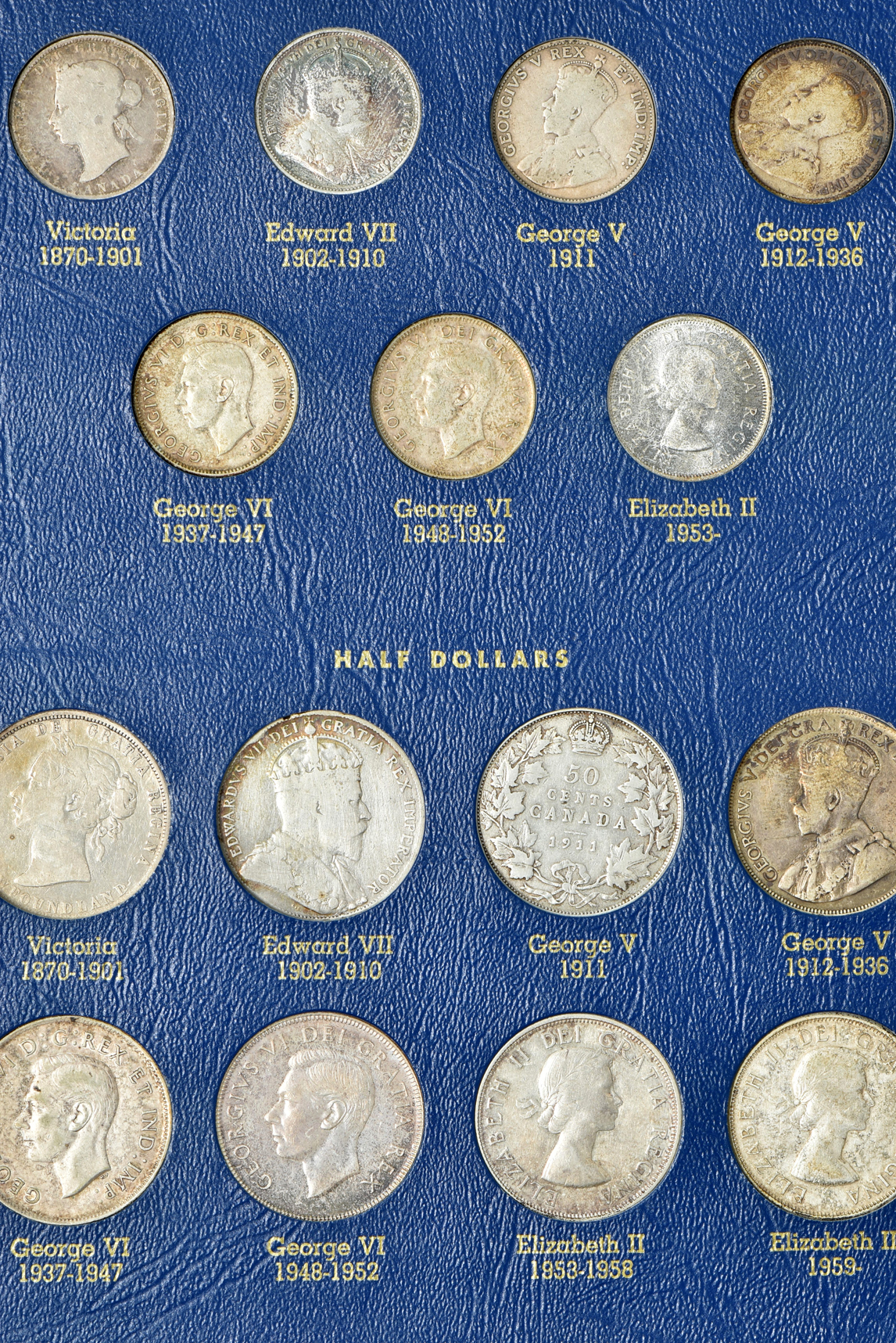 Canada - Canadian Type Set Collection in a complete Whitman Classic 9513 album