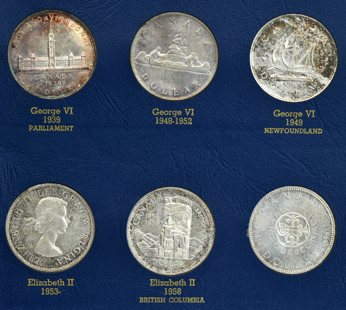 Canada - Canadian Type Set Collection in a complete Whitman Classic 9513 album