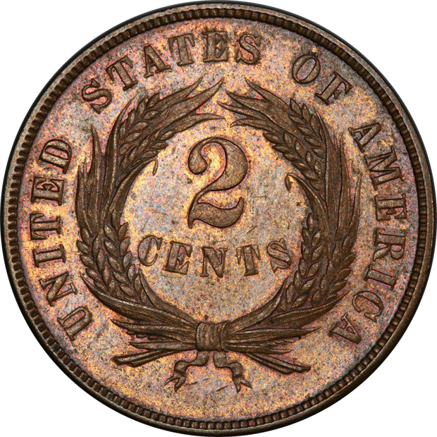 1873 Open 3 PCGS PR-63BN CAC