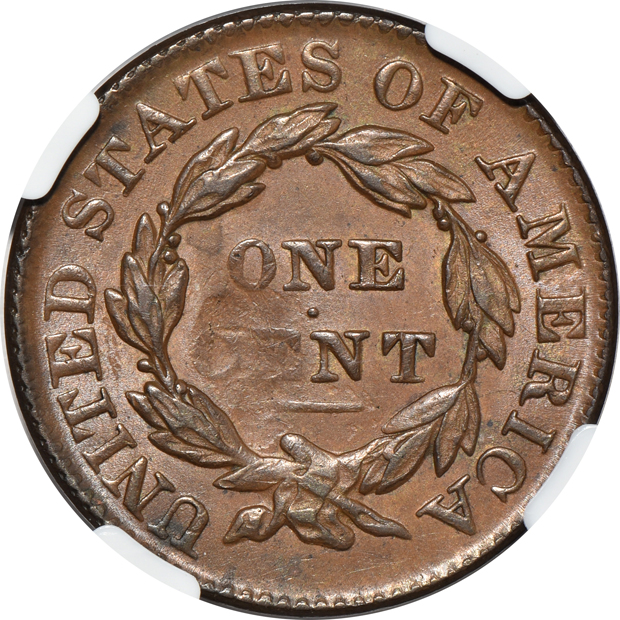 1831 Large Letters NGC N-6 MS-62 BN