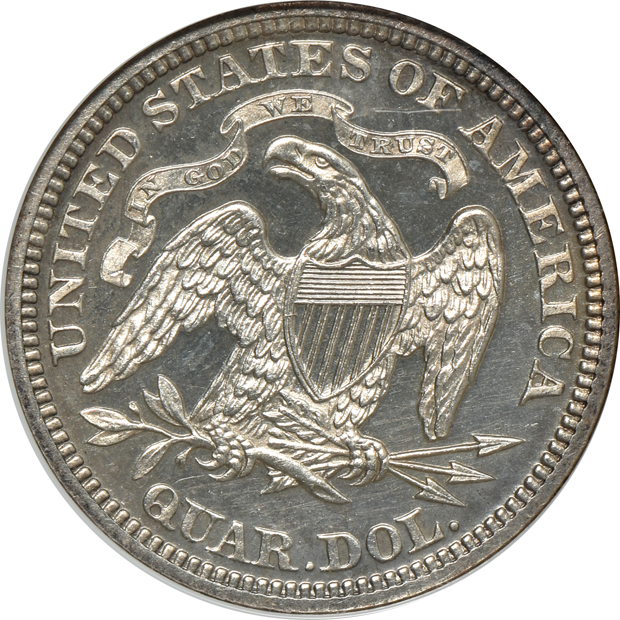 1873 No Arrows NGC PR-63