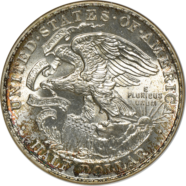1918 Lincoln NGC MS-64, 1920 Pilgrim NGC MS-65, and a 1936 Elgin PCGS MS-64 (green label), all CAC