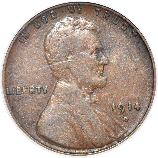 1914-D VF-20, and a 1931-S MS-65RD (green label), both PCGS