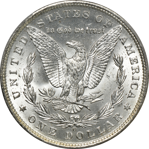 Three 1885-O PCGS MS-65 CAC