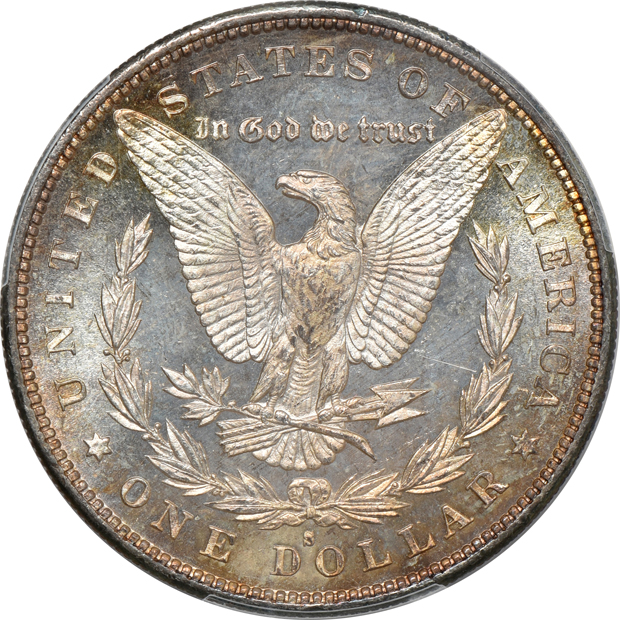 1880-S and 1882-S, both PCGS MS-66 CAC