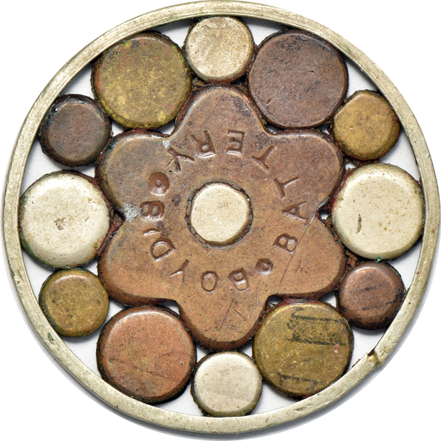 One Dr. Cooper's Battery and Nine Boyd's Batteries 