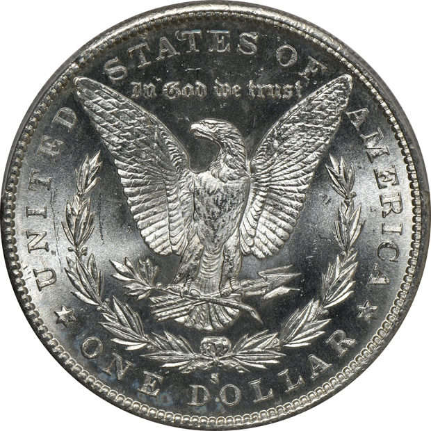 Three 1889-S PCGS MS-62