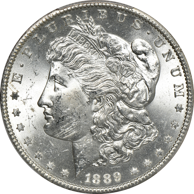 Three 1889-S PCGS MS-62