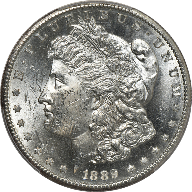 Three 1889-S PCGS MS-62