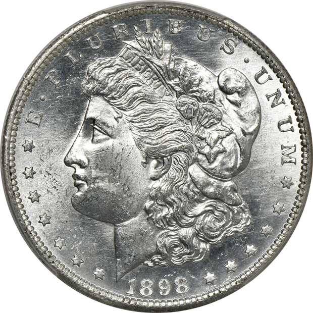 Two 1898-S PCGS MS-62