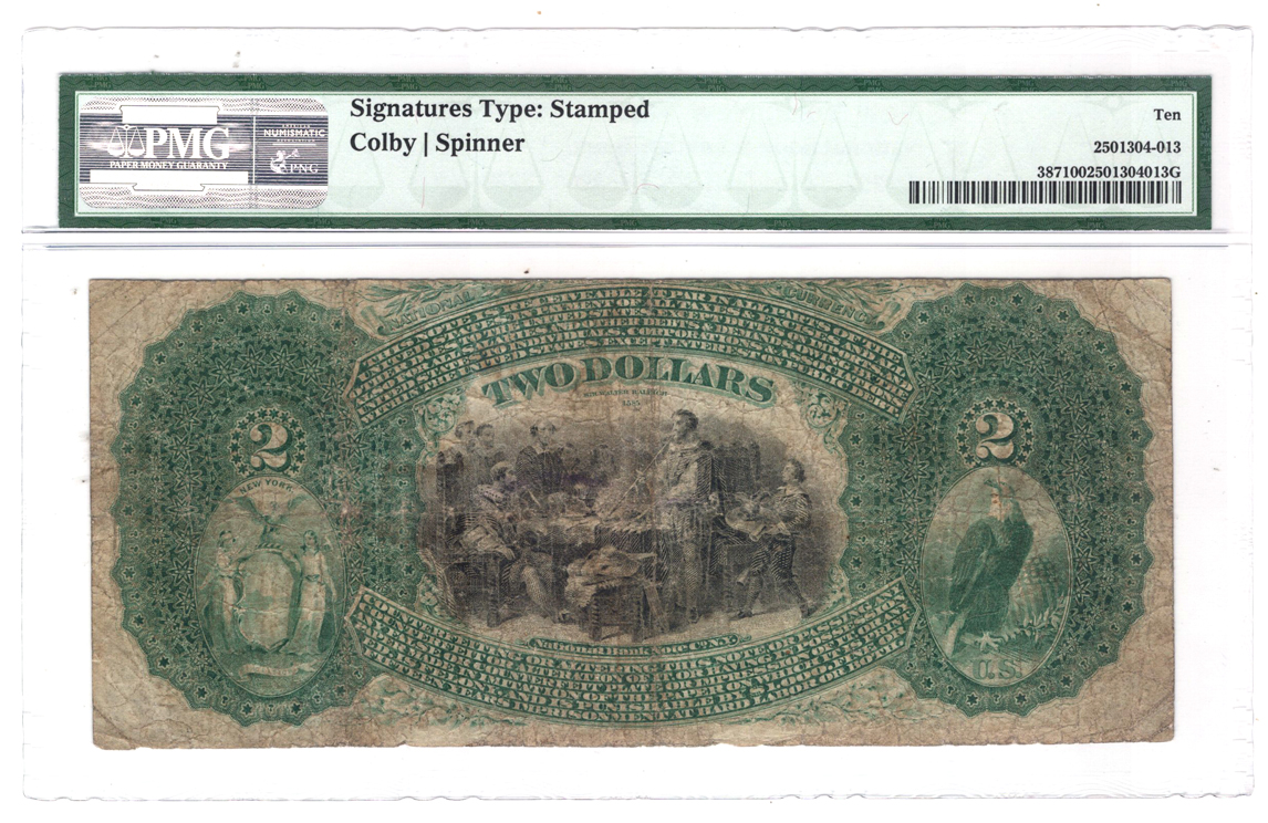 Original Series $2 - New York, NY Charter #917 - PMG VG-10
