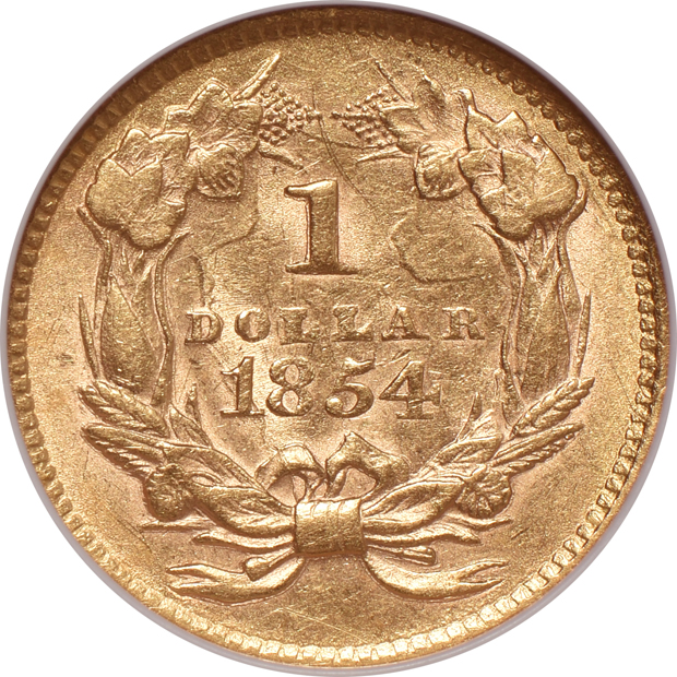 1854 Type 2 NGC AU-58
