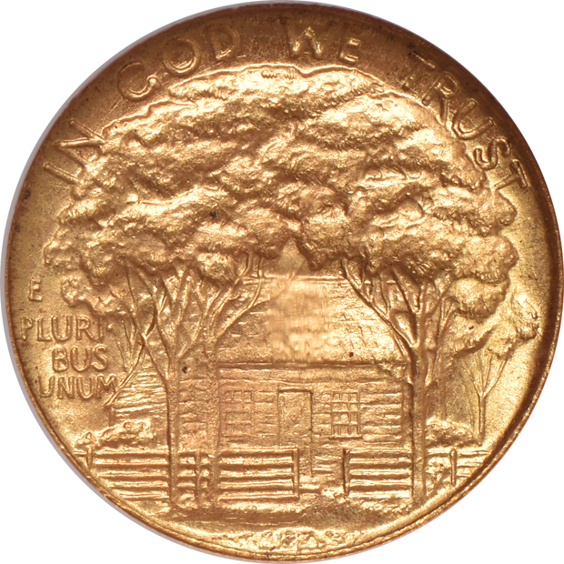 1922 $1 Grant Memorial NGC MS-64