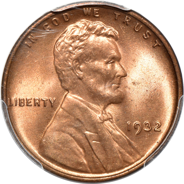 Seven Lincoln Wheat cents certified by PCGS