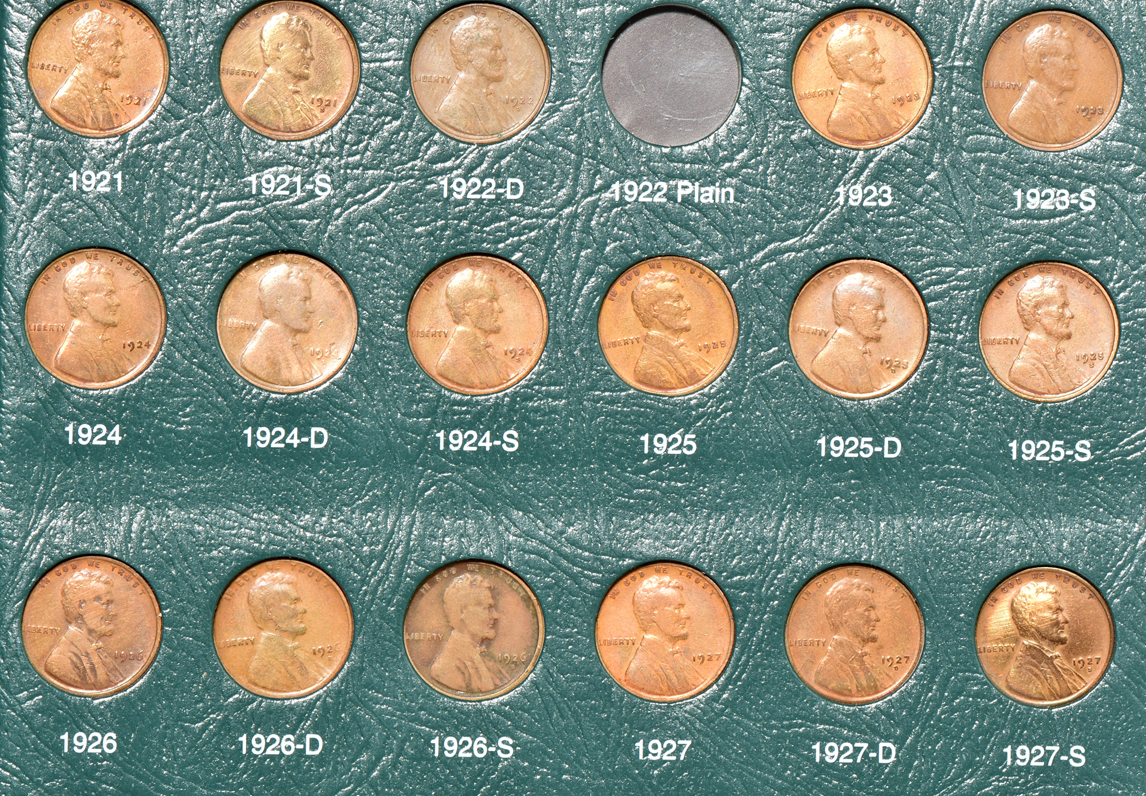 Nearly complete collection of Lincoln cents, 1909 through 2007-S, including proof-only issues, in an Intercept Shield A-0020 album