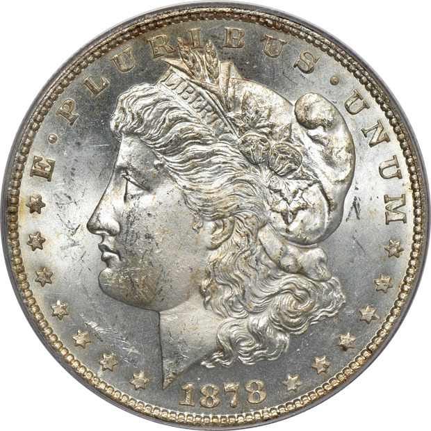 1878-CC MS-62, and an 1878-CC MS-63, both PCGS