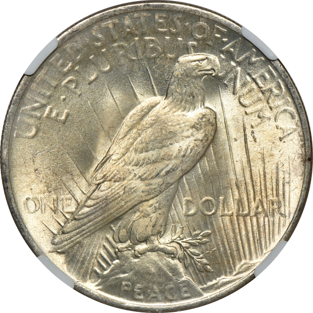 1922 NGC MS-63, 1922 NGC MS-66 CAC, and a 1927 PCGS MS-64