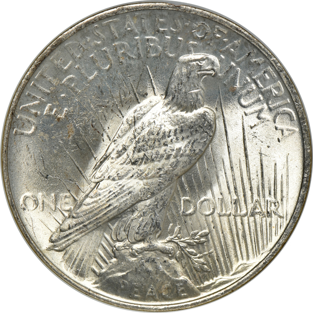 1922 NGC MS-63, 1922 NGC MS-66 CAC, and a 1927 PCGS MS-64
