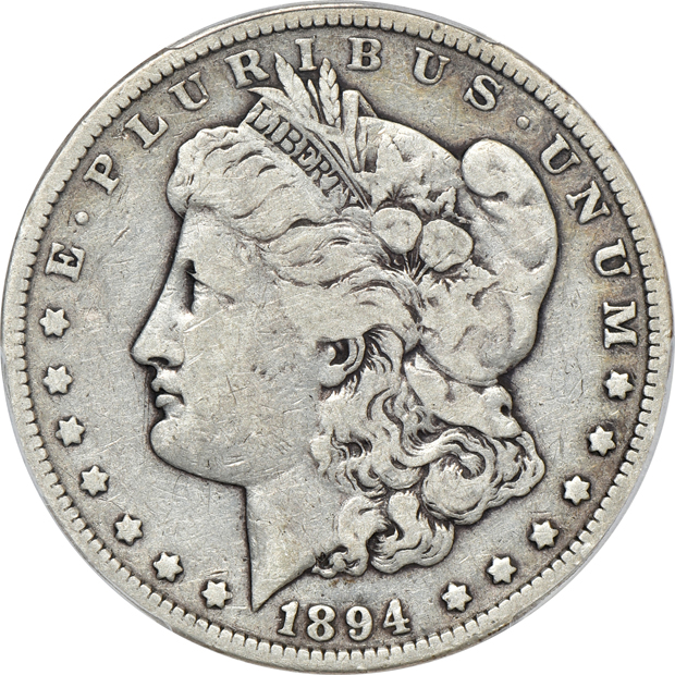 1894 F-12 and 1895-S VF-25, both PCGS