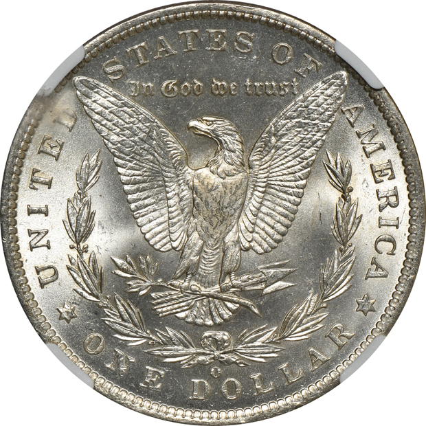 1887-O NGC MS-65