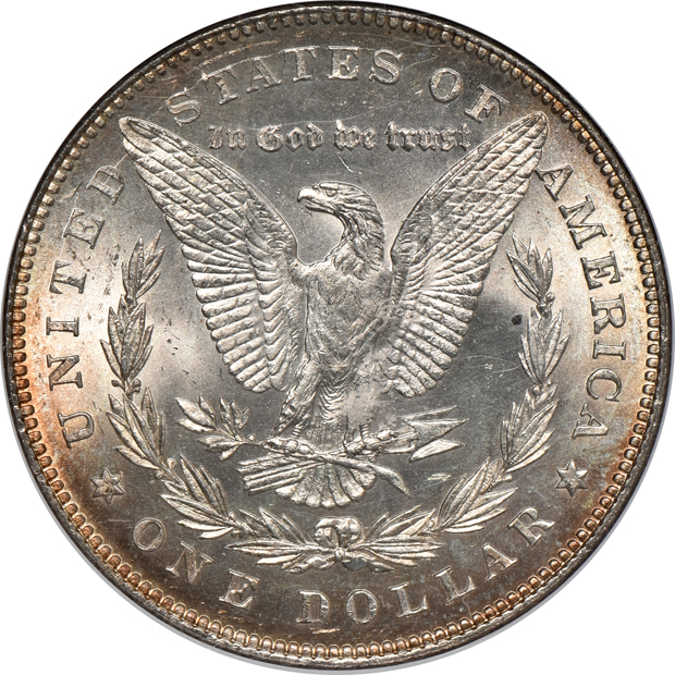 1878 7TF Reverse of 1878 NGC MS-65