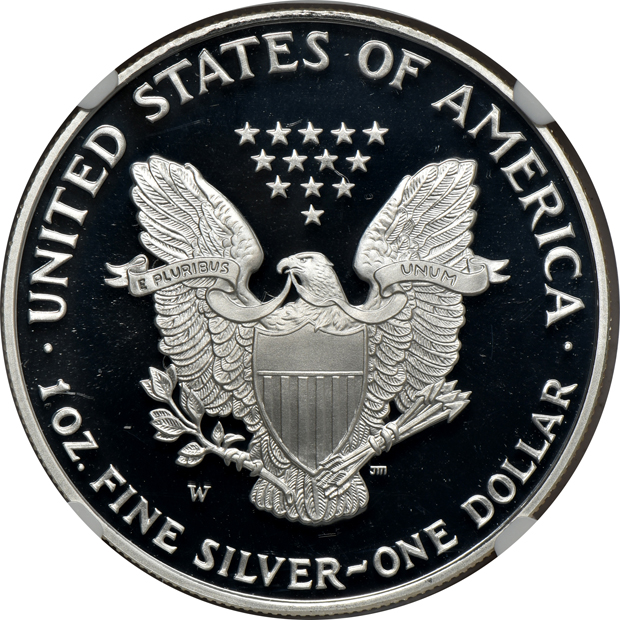 1995-W American Silver Eagle NGC PR-69 Ultra Cameo