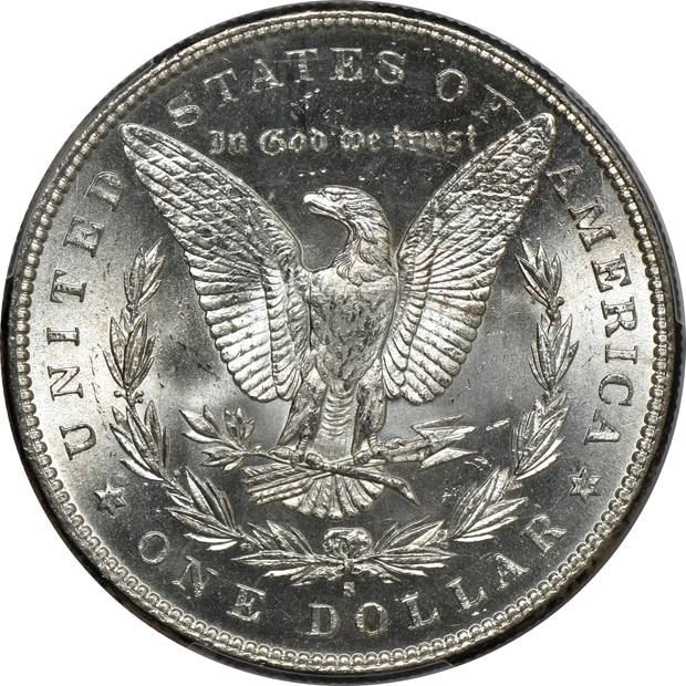 1896-S PCGS MS-62 CAC